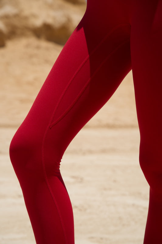 Flow Leggings - Red